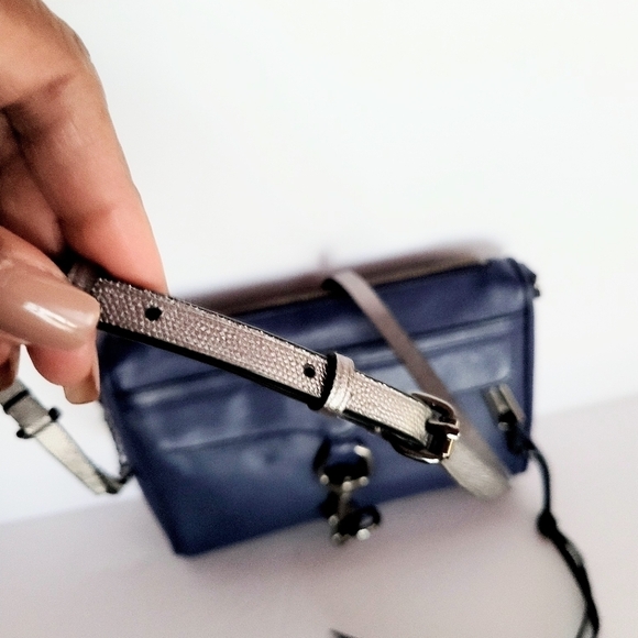 Rebecca Minkoff M.A.C. Crossbody Blue Gunmetal - Picture 5 of 11